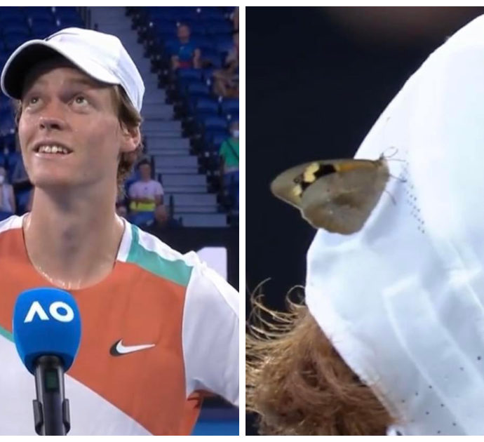 Australian Open: Jannik Sinner, la farfalla sul cappello e il precedente di Naomi Osaka che fa sognare