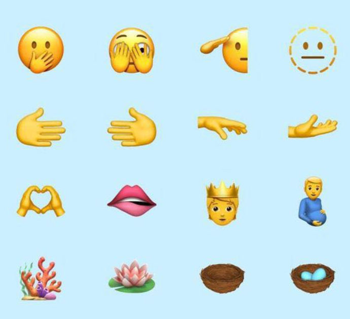 “L’uomo incinto” e la “melting face”: le nuove emoji di Apple. Ecco da quando saranno disponibili