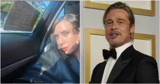 Copertina di “Brad Pitt ha una storia con la sua vicina di casa. È una famosa cantante”