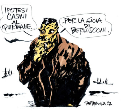 Copertina di La vignetta di Beppe Mora