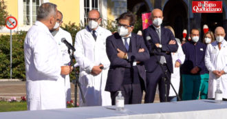 Copertina di Allo Spallanzani si celebrano i 2 anni dal ricovero per Covid della coppia cinese. Vaia: ”Partita quasi vinta, è il momento di mitigare le misure”