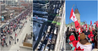 Copertina di Canada, riaperto il ponte bloccato dalla protesta dei camionisti no vax: ci transita il 25% del traffico con gli Usa