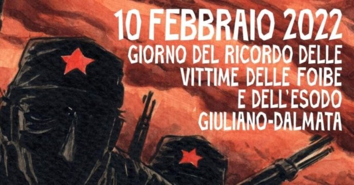 Regione Piemonte, polemica per il manifesto sul Giorno del Ricordo. Anpi: “Una vergogna”. Le opposizioni: “Propaganda nazista”