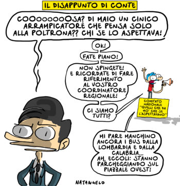 Il disappunto di Conte