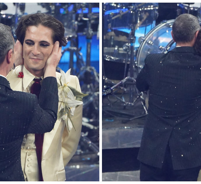 Sanremo 2022, Damiano dei Maneskin scoppia in lacrime sul palco dell’Ariston: Amadeus reagisce così