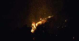 Copertina di Incendi a Genova, ancora fiamme sulle alture di Nervi: il fuoco lambisce l’autostrada – Video