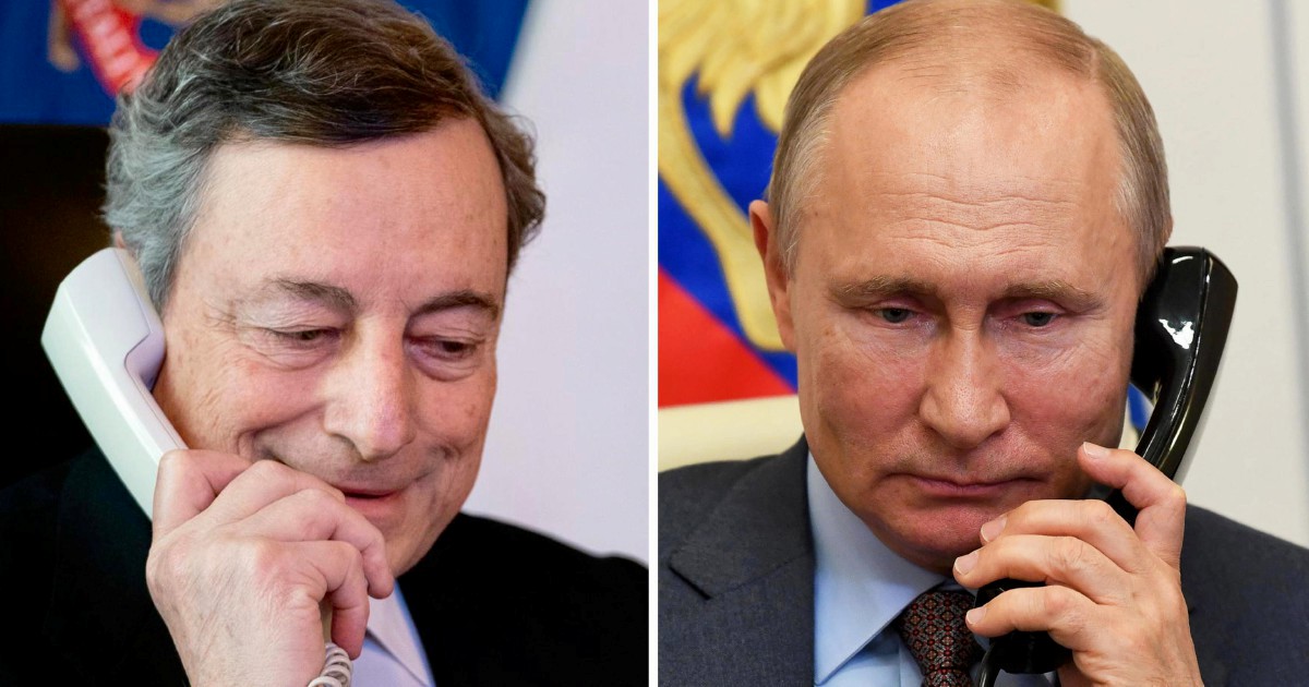Ucraina, telefonata Putin Draghi. Il presidente russo: “Pronti a risolvere la crisi del grano, ma solo se cancellate le sanzioni”