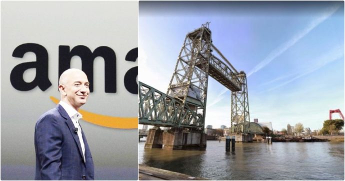 Jeff Bezos, uno storico ponte di Rotterdam sarà smontato per far passare il super yacht del fondatore di Amazon