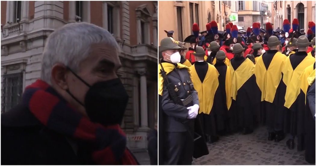 Quirinale, il dietro le quinte del giuramento di Mattarella. La battuta di Casini: “Ora sette anni di silenzio stampa” – Video