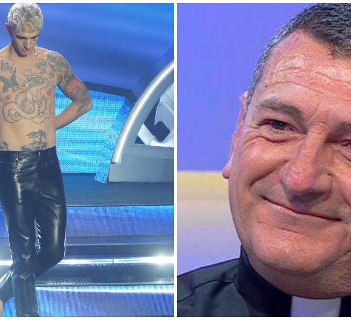 Don Fabrizio Gatta: “Achille Lauro? Un coniglio che fa il leone con i simboli del cattolicesimo. È anche ignorante sui sacramenti”