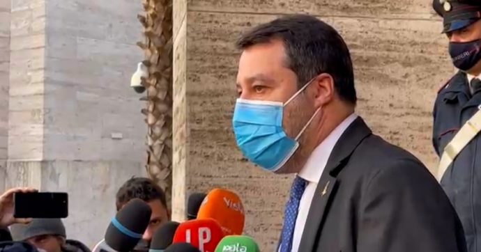 Salvini positivo allo screening anti Covid di Camera e Senato: lui e altri 25 grandi elettori assenti al giuramento di Mattarella