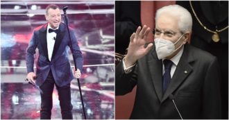 Copertina di Sanremo 2022, Amadeus commosso: “Mi ha chiamato il presidente Sergio Mattarella, si è emozionato per l’omaggio”