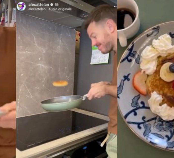 Alessandro Cattelan, il suo pancake per il Nutella Day diventa virale: e fa il tutorial su Instagram – VIDEO