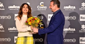 Copertina di Sanremo 2022, Sabrina Ferilli: “Ho proposto ad Amadeus di spogliarci in due e fare un trenino brasiliano” – VIDEO