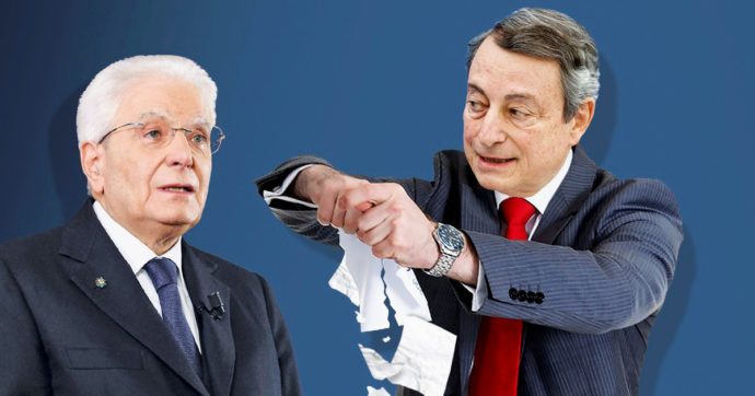 Copertina di L’agenda Mattarella? Stracciata da Draghi & Co