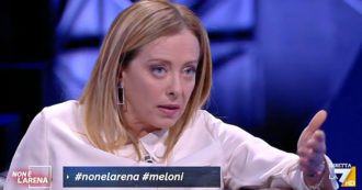 Copertina di Meloni a La7: “FdI esclusa da Mediaset? Qualcosa c’è stato. Spero sia un’incomprensione ma le fatwe non mi spaventano”