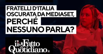 Copertina di Fratelli d’Italia oscurata da Mediaset, perché nessuno parla? La diretta con Peter Gomez