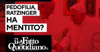 Copertina di Pedofilia, Papa Ratzinger ha davvero mentito? Segui la diretta con Peter Gomez e il vaticanista Francesco Antonio Grana