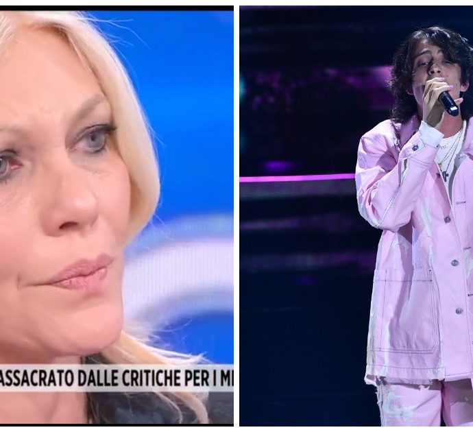 Storie Italiane, Eleonora Daniele si commuove per Sangiovanni: “Si capiva quanto avesse sofferto. Mi ha fatto ricordare il suicidio del ragazzo con i pantaloni rosa”