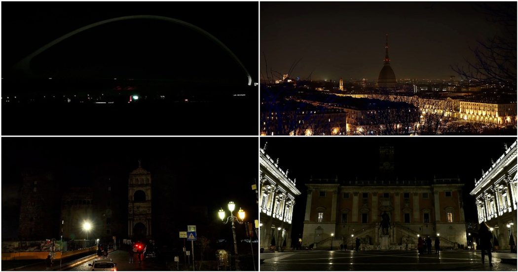 Da Napoli a Torino e Reggio Emilia, si spengono le luci su monumenti e piazze contro il caro bollette. Manfredi: “Governo ci sostenga”