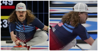Copertina di Olimpiadi invernali di Pechino 2022, chi è il campione di curling Matt Hamilton e perché non si taglia i capelli: “Ecco quando lo farò”