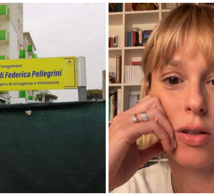 Federica Pellegrini insultata sui cartelli del lungomare di Jesolo: “Offese e parolacce forti, la prossima volta venitemelo a dire in faccia”