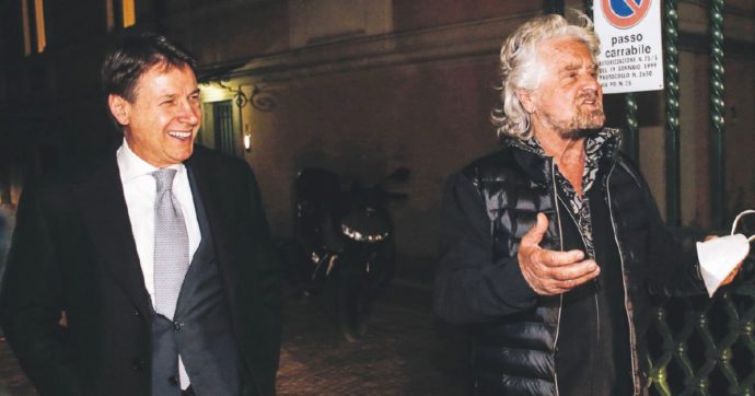 M5s, Giuseppe Conte convoca il consiglio nazionale per “comunicazioni del presidente”. Collegato anche Beppe Grillo
