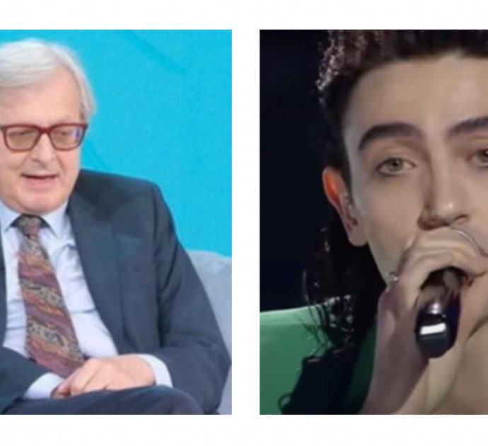 Vittorio Sgarbi su Michele Bravi: “È tutto femmina e cantava rivolgendosi a una donna”. Il cantante risponde: “Giudizio medievale”