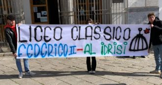 Copertina di Palermo, gli studenti vogliono cambiare nome al liceo Vittorio Emanuele: “Sia intitolato a Federico II e ad Al Idrisi. Ecco chi erano”