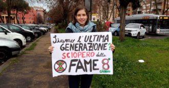 L’attivista: “Sciopero della fame per non morire per il clima”