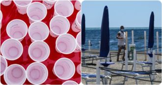 Copertina di Balneari e plastica monouso: i politici dicono ‘lo vuole l’Europa’ solo quando conviene