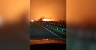 Copertina di Cisterna in fiamme all’altezza di Lodi: l’autostrada A1 chiusa in entrambe le direzioni