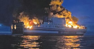 Copertina di Incendio traghetto Grecia-Italia, procura di Corfù apre un’inchiesta. Si cercano ancora 12 dispersi: tutti autisti di camion