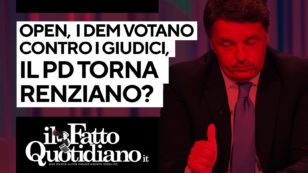 Copertina di Open, i dem votano contro i giudici. Il Pd torna renziano? La diretta con Peter Gomez