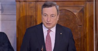 Copertina di Ucraina, Draghi: “Da mosca inaccettabile violazione della sovranità. Dialogo è essenziale ma stiamo preparando sanzioni contro la Russia”