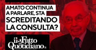 Copertina di Amato continua a parlare, sta screditando la Consulta? Segui la diretta con Peter Gomez