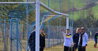 Copertina di Domeniche bestiali – La traversa rotta di Baiso: un nuovo giallo dalla Promozione Emilia-Romagna