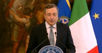 Copertina di Ucraina, Draghi: “Dialogo impossibile per le azioni dei russi. Con alleati Nato ci stiamo coordinando per potenziare il fianco Est”