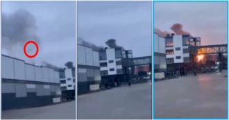 Copertina di Ucraina, il missile russo sull’aeroporto Ivano-Frankivsk: il momento dell’impatto sulla pista e poi l’esplosione (video)