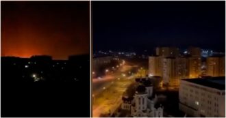 Copertina di Ucraina, nella notte sono iniziati i bombardamenti russi. Kiev sotto attacco: missili sull’aeroporto militare (video)