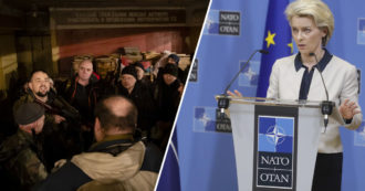 Copertina di Guerra Russia-Ucraina, la diretta – Kiev sotto le bombe. Usa, Ue, Gb e Canada: ‘Alcune banche fuori da Swift’. Von der Leyen: ‘Paralizziamo la banca centrale russa’