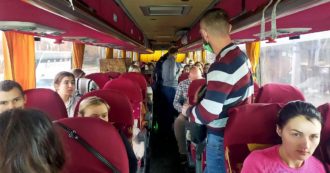 Ucraina, arrivato a Trieste bus con profughi: donne e bambini diretti a casa di amici o parenti