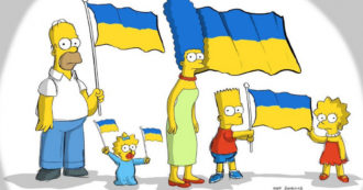 Copertina di I Simpson per l’Ucraina: il disegno firmato Matt Groening