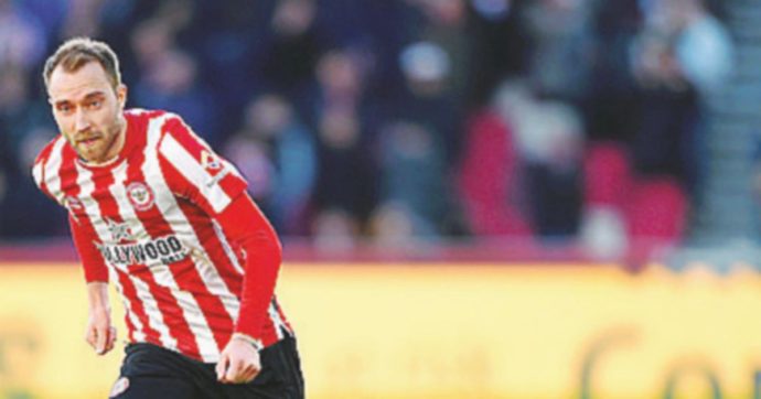 Eriksen tornato in campo: 30’ con il Brentford
