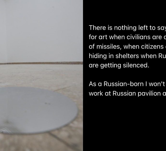 Biennale di Venezia, il padiglione della Russia resterà chiuso. Gli artisti: “Non c’è posto per l’arte quando i civili ucraini stanno morendo sotto il fuoco dei missili”