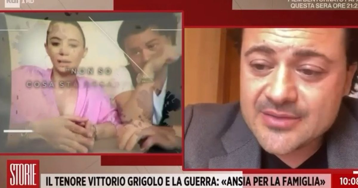 Storie Italiane, Vittorio Grigolo: “Paura per la mia fidanzata Stefania, è fuggita da Kiev con la mamma. È un viaggio che non auguro a nessuno”