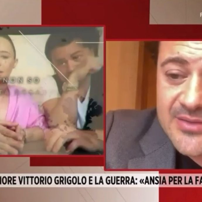 Storie Italiane, Vittorio Grigolo: “Paura per la mia fidanzata Stefania, è fuggita da Kiev con la mamma. È un viaggio che non auguro a nessuno”