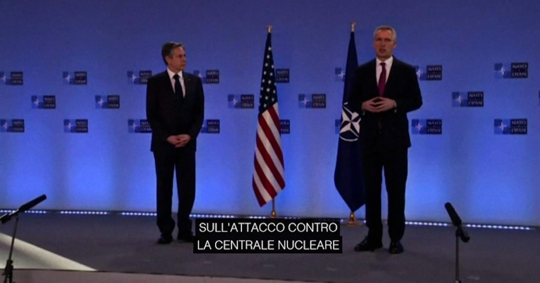 Guerra Russia-Ucraina, Stoltenberg (Nato): “Attacco alla centrale nucleare dimostra la sconsideratezza di questo conflitto”