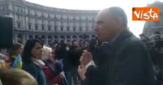 Copertina di Enrico Letta alla manifestazione per la pace: “Ucraina libera significa Europa libera. Siamo tutti dalla parte della democrazia”