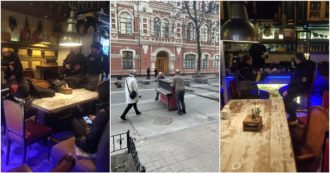Copertina di La storia dell’ultimo pub rimasto aperto a Kiev: “Si mangia, si beve, si ascolta musica: ora è più importante dimostrare fratellanza”